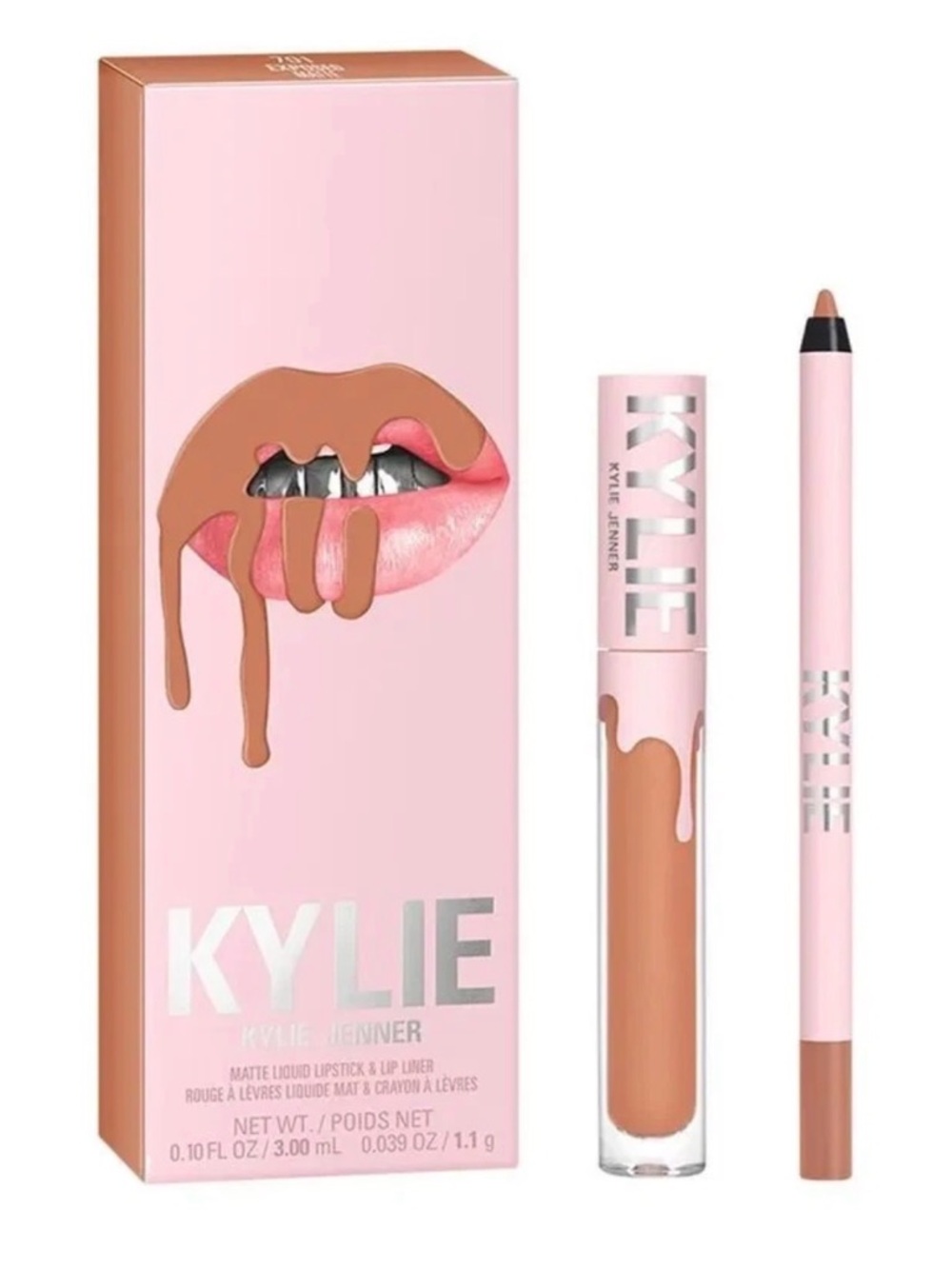 New in Box Kylie Cosmetics EXPOSED Matte Liquid Lipstick & Lip Liner Kit~Lip Kit - Picture 5 of 5